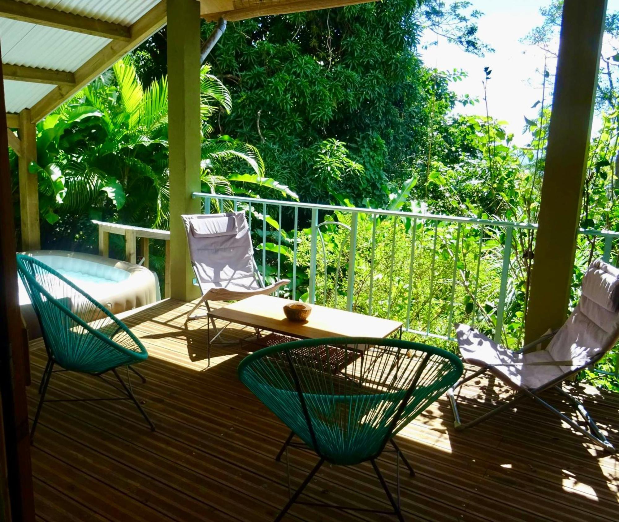 Bungalow Dourou Deshaies Exterior foto